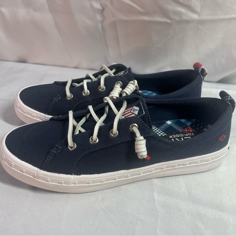 Womens Sperry Patriotic Top Sider 8.5
